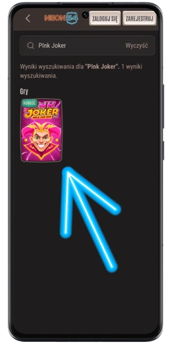 Wyniki wyszukiwania Pink Joker w kasynie Neon54